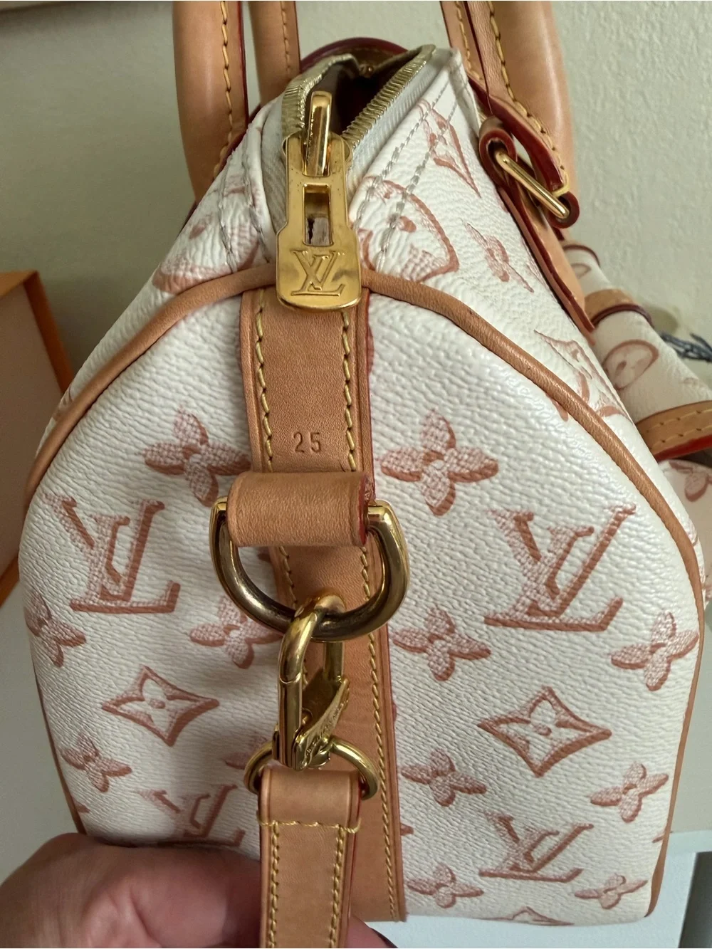 Louis Vuitton speedy Bandoulière 25  Discontinued color and model